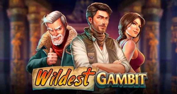 Wild west themed slot game Wildest Gambit cowboys desert action